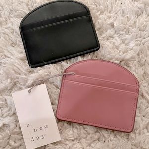 2 small card cases, NWOT